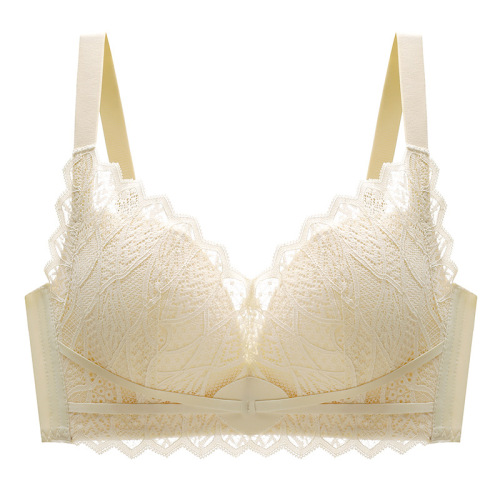 Live stream dropshipping of  Spring No-Wire Bra, B Cup, Thin, Non-Magnetic, Sexy, Clustering, Breast Adjustment Bra