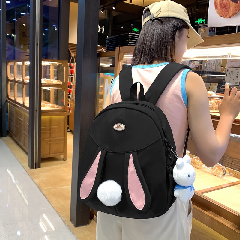Cute conejo mochila japonesa caricatura dulce 2024 comercio exterior transfronterizo nueva mochila de gran capacidad