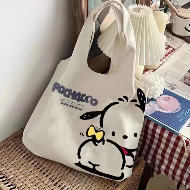 Cartoon Cute Canvas Bag for Women, Japanese-Style Artistic Tote Bag, Book Bag for Elementary School Students, Tutoring Class Bag Cartoon Cute Canvas Bag for Women, Japanese-Style Artistic Tote Bag, Book Bag for Elementary School Students, Tutoring Class Bag