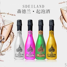 森德兰红酒 桃红无醇甜起泡葡萄酒女果酒气泡 375ml 迷你冰爽粉瓶