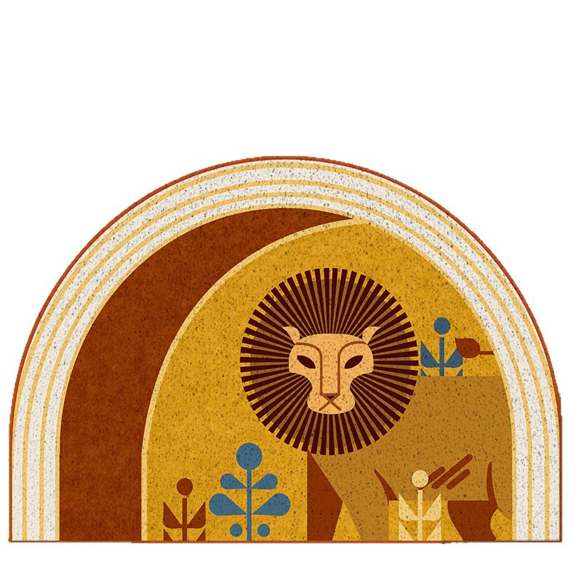 Durable Pvc Door Mat For Entryway - Scratch Resistant Dust Scraper_voghion.com