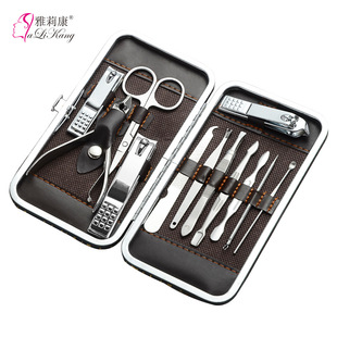 One Piece Minimum Batch of Manicure Groove to Remove Dead Skin and Foot Pusher 12 Pieces Special Nail Clipper Set Professional Manicure Pliers Tool
