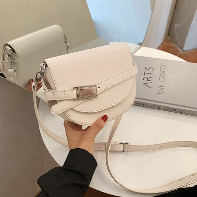 Popular Little bag 2021 new pattern Spring and summer fashion Inclined shoulder bag Versatile Western style Korean Edition One shoulder Saddle bag