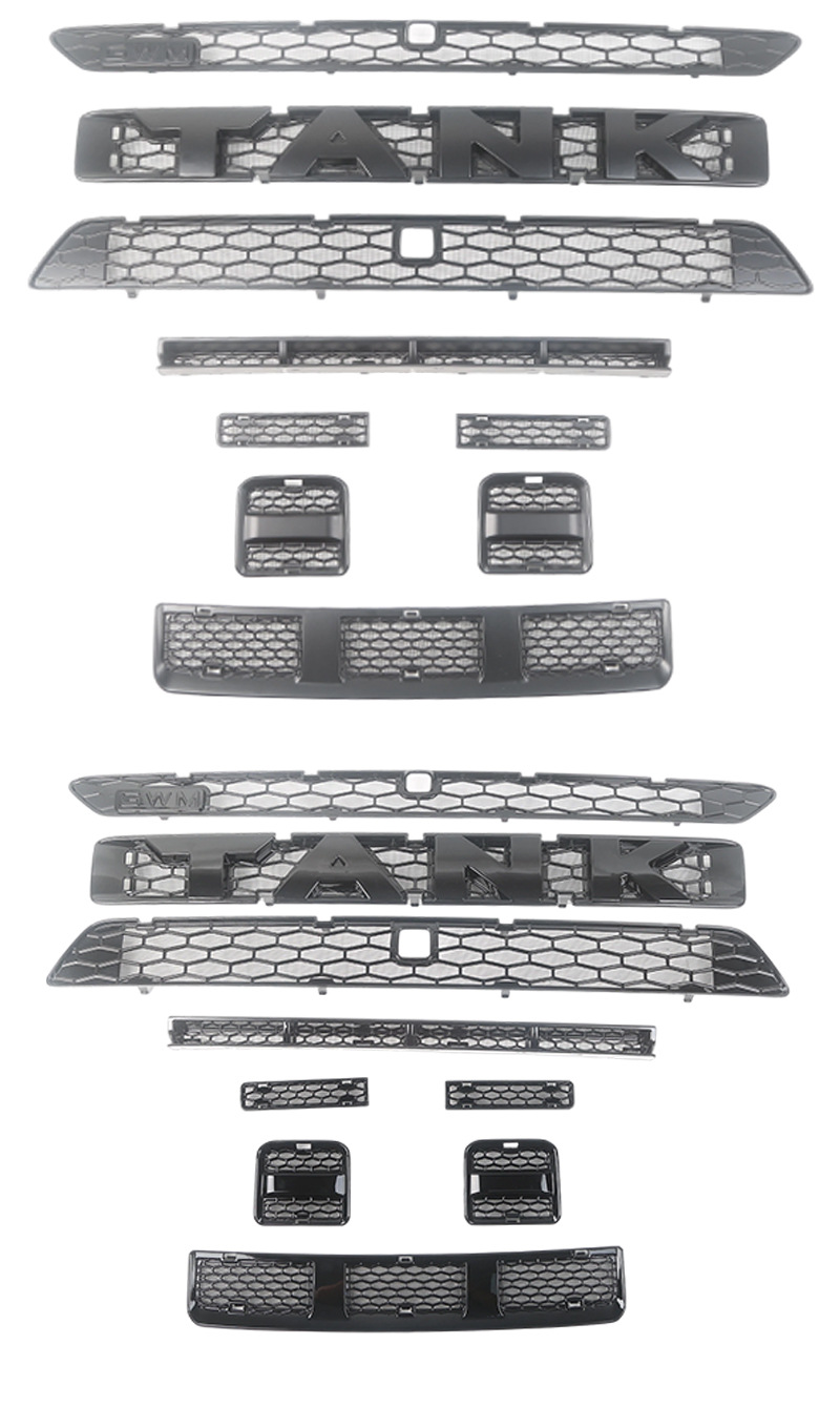 Suitable for Great Wall Tank 300L, insect-proof grille protective net with snap-on installation, no-disassembly accessories, modification supplies