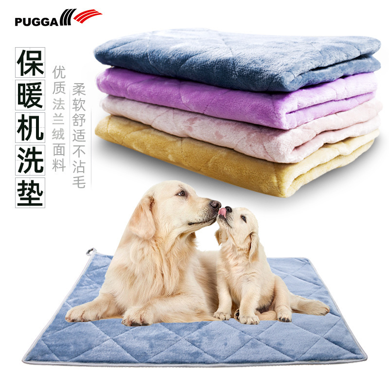Estera del animal doméstico engrosada Otoño e Invierno antideslizante gato estera del perro Four Seasons universal anti-stick de piel caliente estera del perro