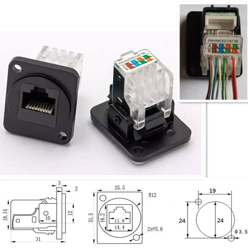 D̶ֱͨģRJ45źŶԽͷӿĸ