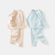 婴幼儿衣服春秋冬套装舒绒棉两件套内衣保暖加厚打底宝宝秋衣无骨