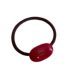 Korean style gold standard elegant oval hair band acetate ink pattern hair rope small fresh simple head rope basic rubber band hair
