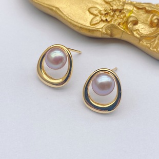 Summer Pearl Earrings for Women, Light Luxury, Trendy, Elegant, Stylish, Internet Celebrity Earrings, Niche Design Jewelry, 2025 New Style