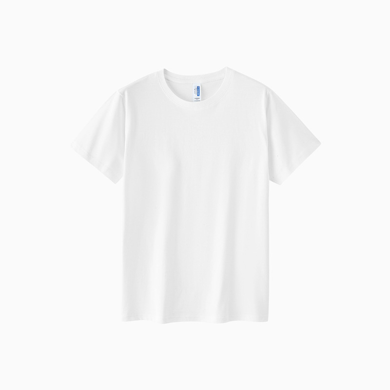 150克欧版纯棉t恤圆领短袖团体班服印logo宽松跨境大码男夏夏季|undefined