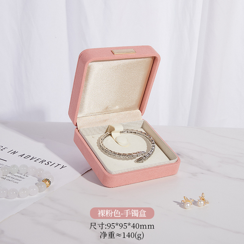 フルシルク PU レザージュエリーボックスジュエリー包装ボックスリングボックスブレスレットネックレスジュエリーボックスブレスレット収納ボックス