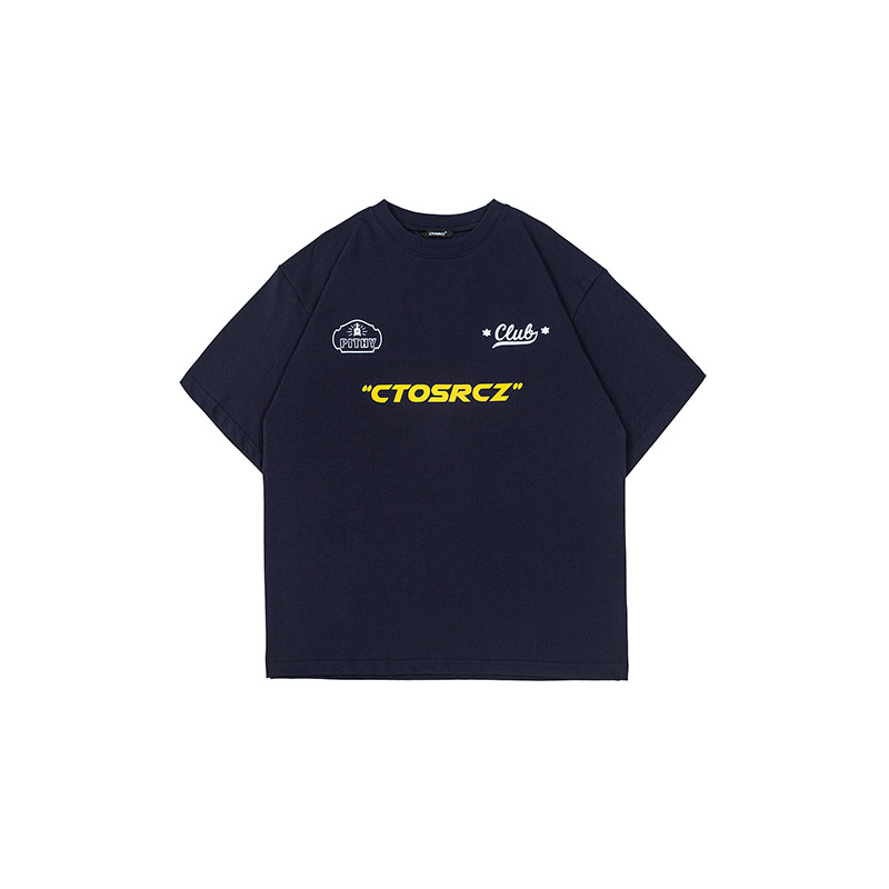 Summer Japanese base trend retro T-shirt