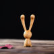 Lobular red sandalwood creative nose scraping cliff cypress bunny massage stick lifting jaw line pressing temple acupoint gift
