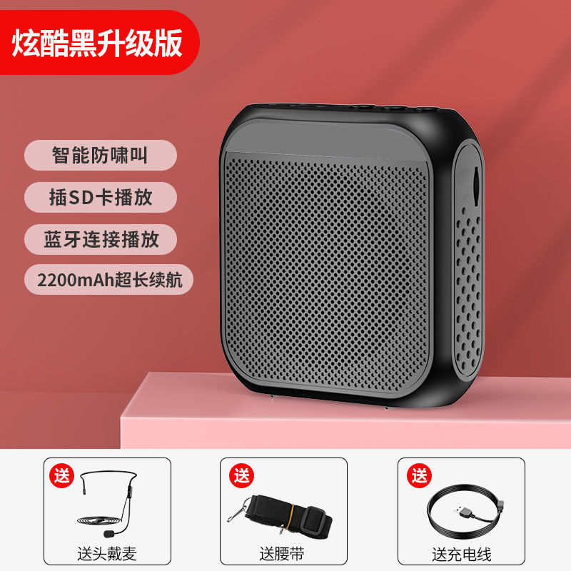 Megáfono Inalámbrico Bluetooth Portátil S17 de Plásticos para Profesores y Guías de Turistas