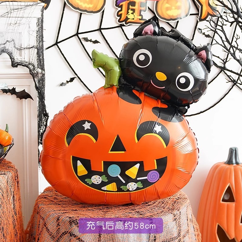 ハロウィーンアルミ膜風船幽霊が風船鬼節テーマパーティー装飾パーティー装飾装飾アニメ|undefined