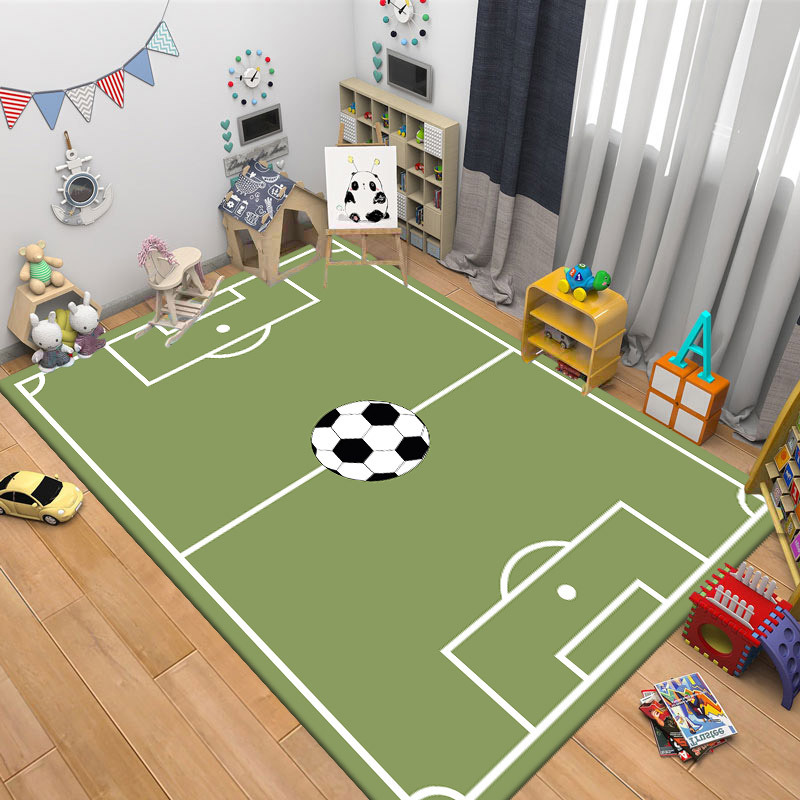 Transfronterizo Amazon temu alfombra de ajedrez volador campo de fútbol sala de estar sofá manta en nombre de la manta de la cama del dormitorio de la habitación de la niña