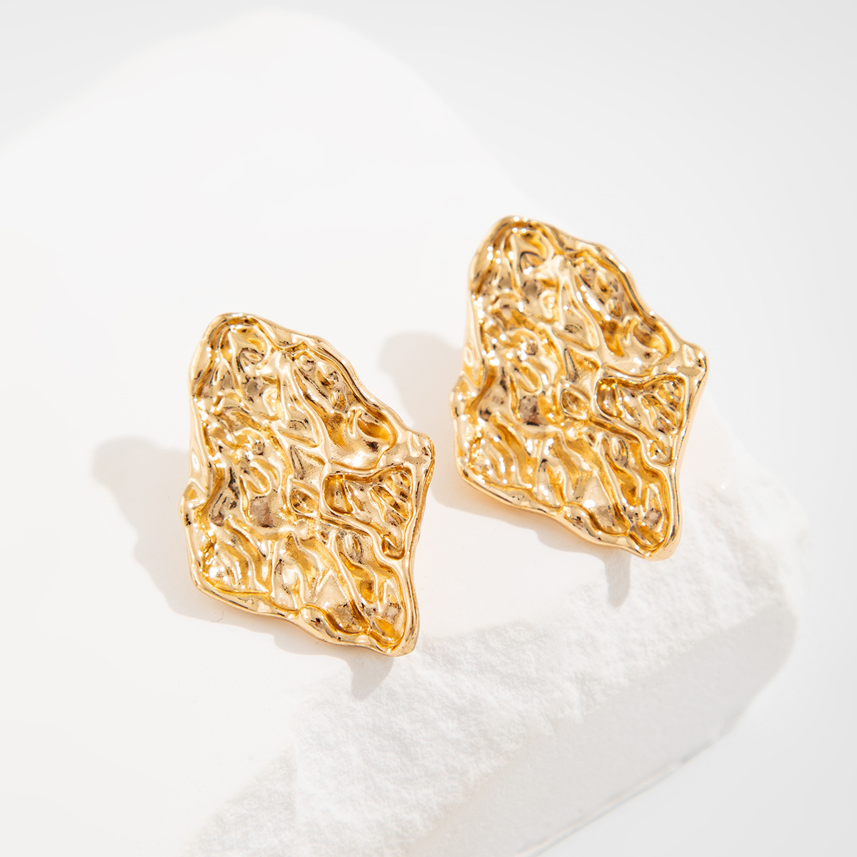 12g Weight Steel needle Ear Needle Material Drop Earrings, Ear Studs Classification 1 Pair Quantity Party, Street Occasion Alloy Material Geometric Pattern Women's Gender Polished Finish Plating Design Exaggerated, Punk Style 1 Pair Exaggerated Punk Geometric Plating Alloy Drop Earrings Ear Studs 69