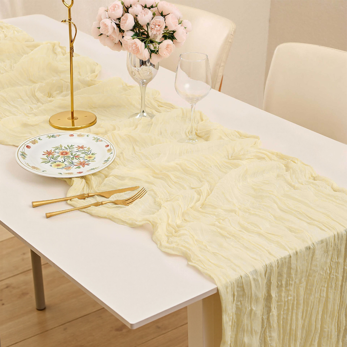 Nuevo transfronterizo balinés bandera de mesa de tela de tela de tela de mesa de fiestas de bodas decoraciones de tela de mesa