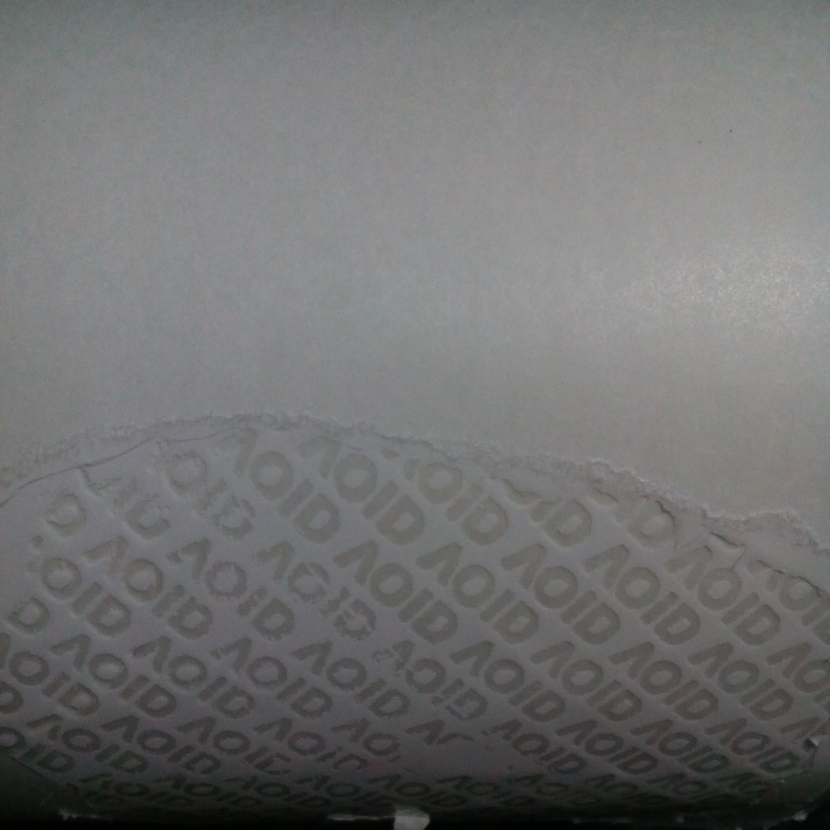 揭开留字VIOD VIODOPEN 封口防伪标签 白色 银色 透明 镭射 蓝色