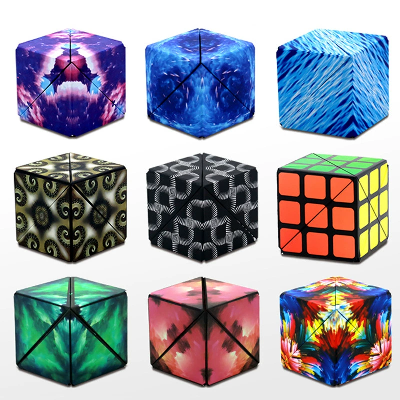 Variable magnetic three dimensional intellectual Rubik's cube, toy, early education, anti-stress