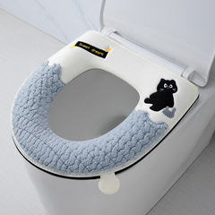 家庭用トイレの座布団は四季を通じて、ファスナーを厚くして保温することができます。