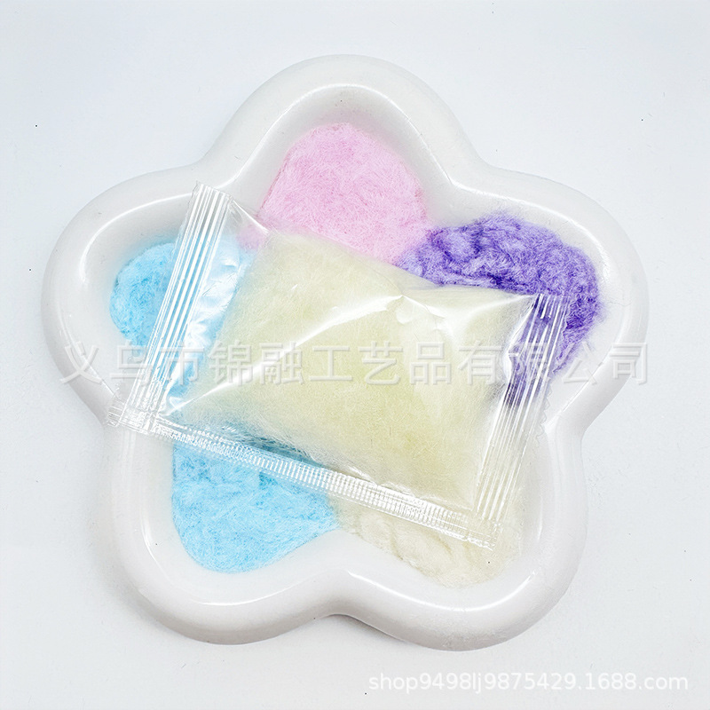 8g flocked pink yellow