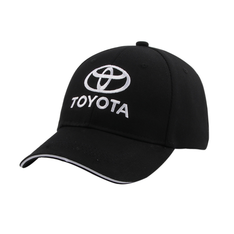 thumbnail image 1 of Toyota sombrero masculino TOYOTA coche logo bordado gorra de béisbol 4S tienda primavera y otoño personal gorra conmemorativa gorra negra, 1 of 2