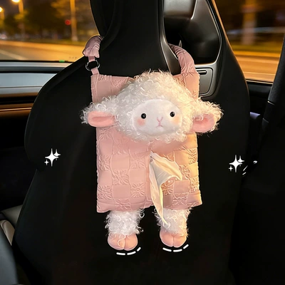 Bag Plush Doll Car Hanging – Car tissue box/set