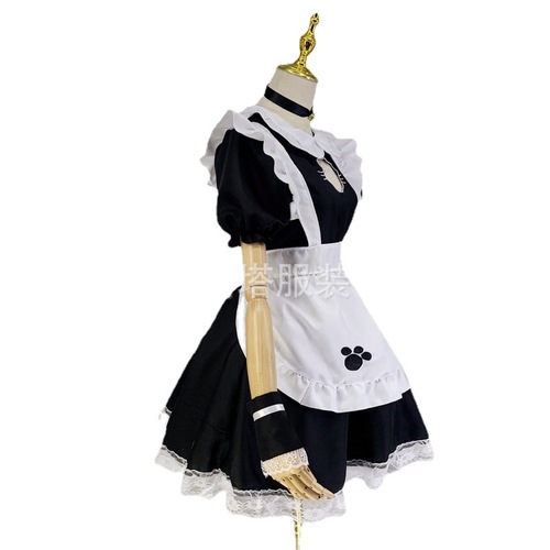 Cat open chest maid costume Lolita cat girl sexy Lolita anime cute Japanese soft girl costume