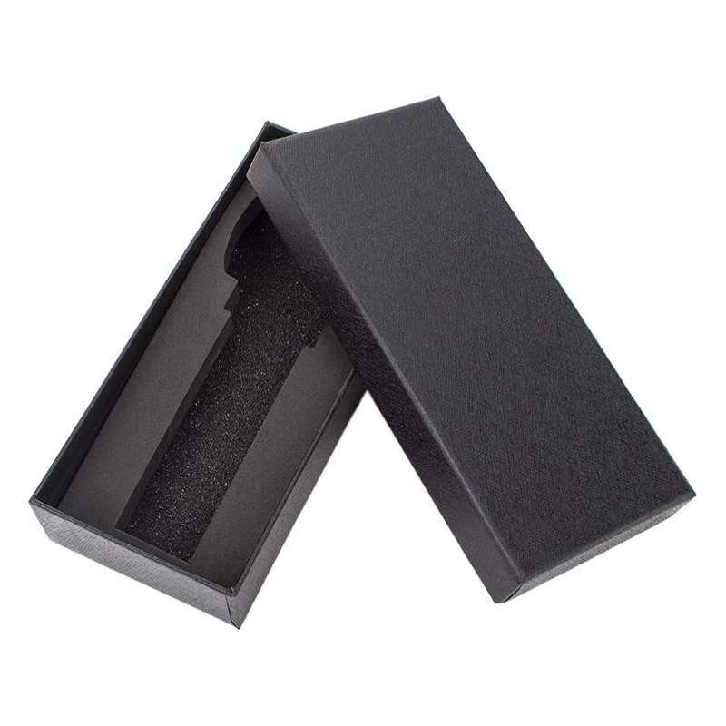 Черная длинная Универсальная коробка для часов производители поставляют на складе оптовая коробка для часов Подарочная коробка Box Plus логотип