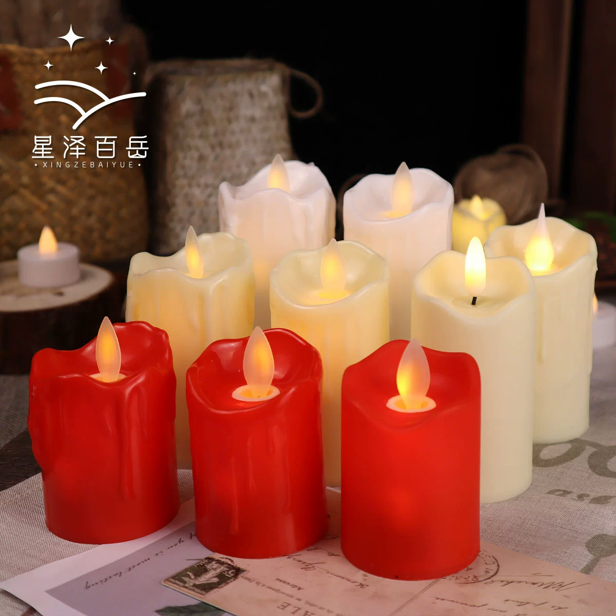 Teclast, electronic candle, bullet drop-shaped