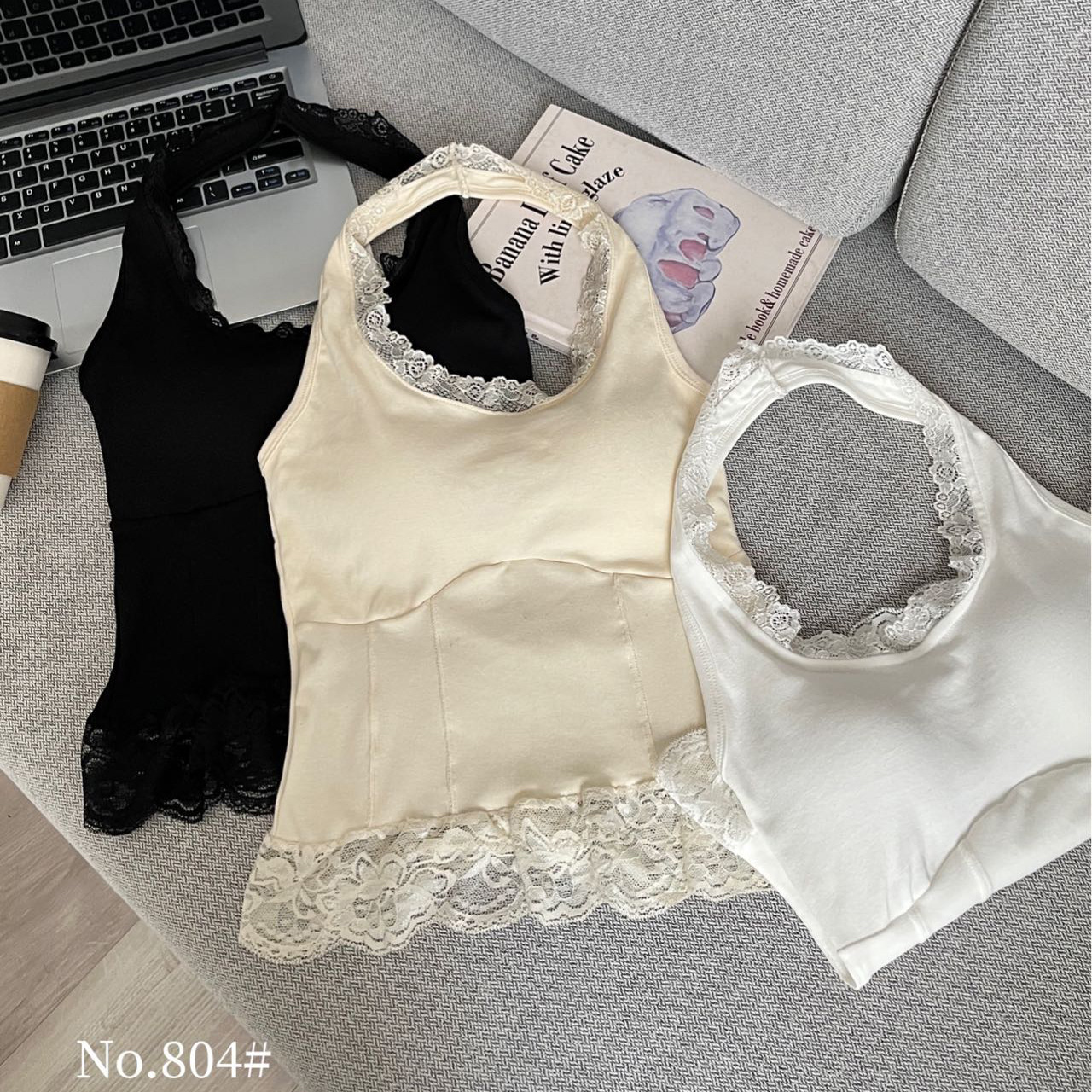 Pure Desire Spice Girl Lace Camisole Women's Summer New Slim-fit Chic Elegant Sleeveless Inner Top