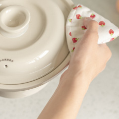 Wholesale Japanese style cute universal size pot caps household fabric anti-scalding pot caps kitchen pot handle insulated gloves