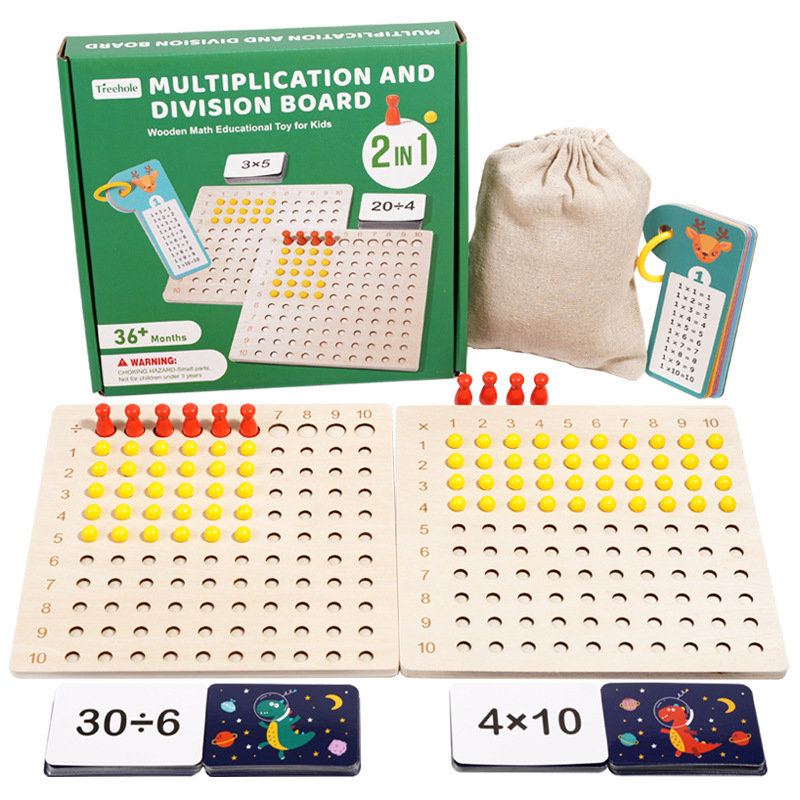 Niño estudiante 99 multiplicación y división tabla de fórmulas juegos de mesa educación temprana ayudas didácticas matemáticas iluminación bebé juguetes educativos madera