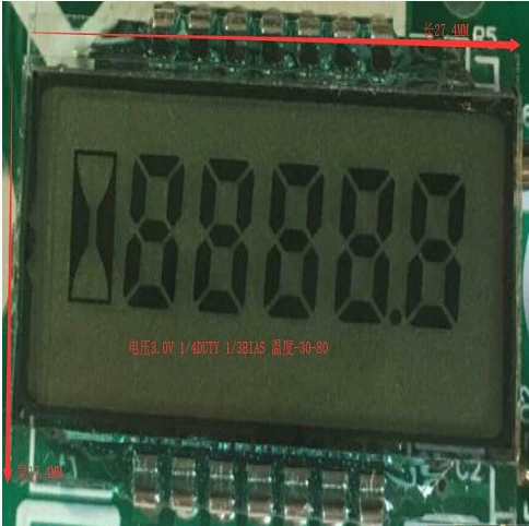 Код сегмента ЖК-дисплей ЖК-экран мотоцикла таймер тахометр маленький экран газонокосилка времени экран на складе