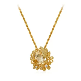 项链;宝石项饰;宝石耳饰