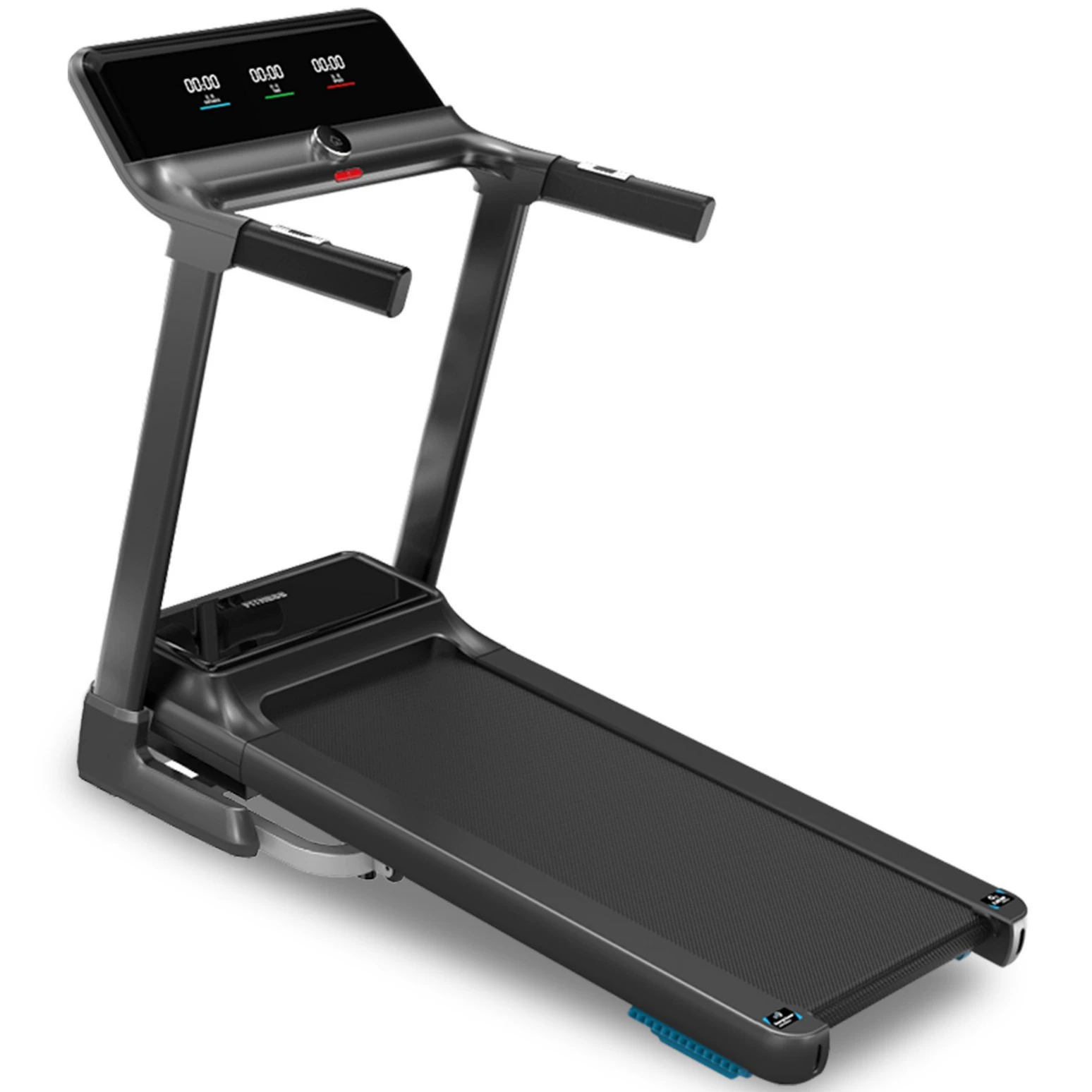 Electric folding stepper for gym