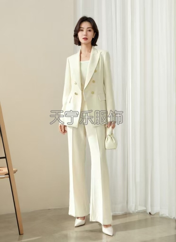 职业装西装外套秋冬女士职业西服套装通勤教资公务员面试穿搭正装|undefined