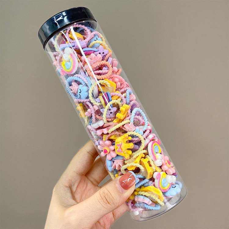 La banda de goma de los niños no daña el pelo, buena elasticidad, banda de goma de la muchacha, cuerda del pelo del bebé, pelo tamaño pequeño del lazo, anillo del pelo, accesorios del pelo