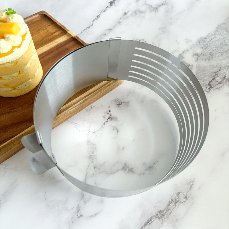 圆形慕斯圈6-8寸伸缩可调节蛋糕分割切片器蛋糕圈蛋糕模烘焙工具