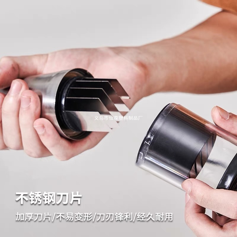 Máquina de ajo especial para cocina con cuchillo de palmaditas alemán, máquina de ajo de acero inoxidable, prensa de ajo manual multifuncional de tecnología negra