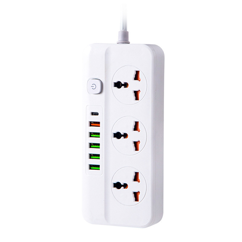 Caja de regalo multifuncional de comercio electrónico transfronterizo exportada en el extranjero 5 USB C tres, cuatro y cinco agujeros tablero de conexión