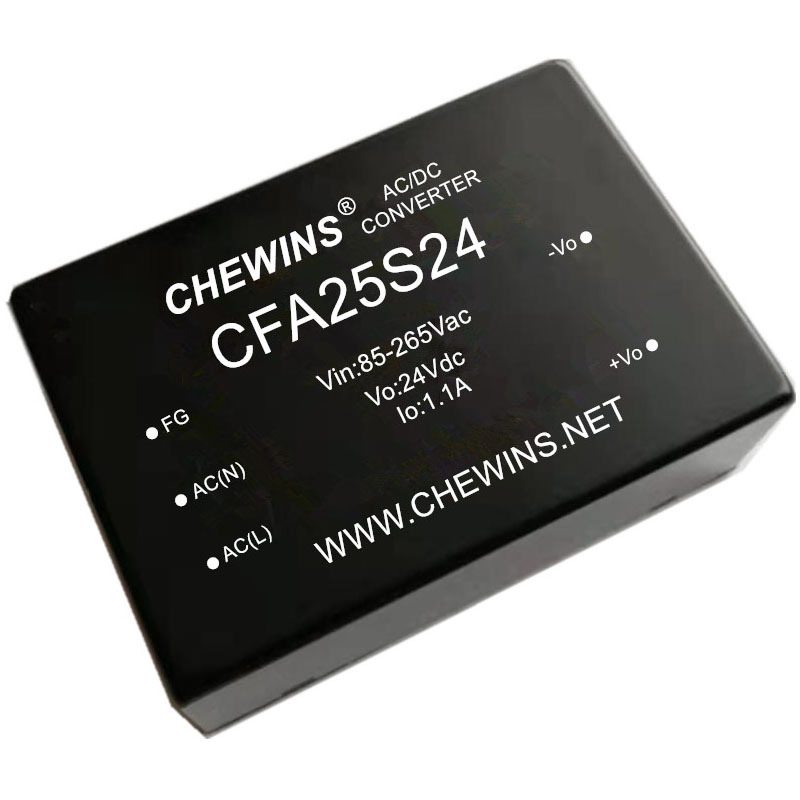 AC-DC电源模块85-265V输入220V转24V 1.1A 25W单路输出CFA25S24