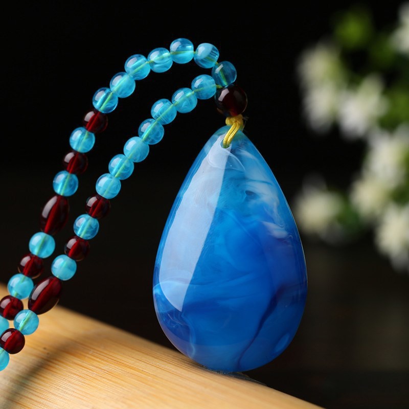 스머프 양면 물방울