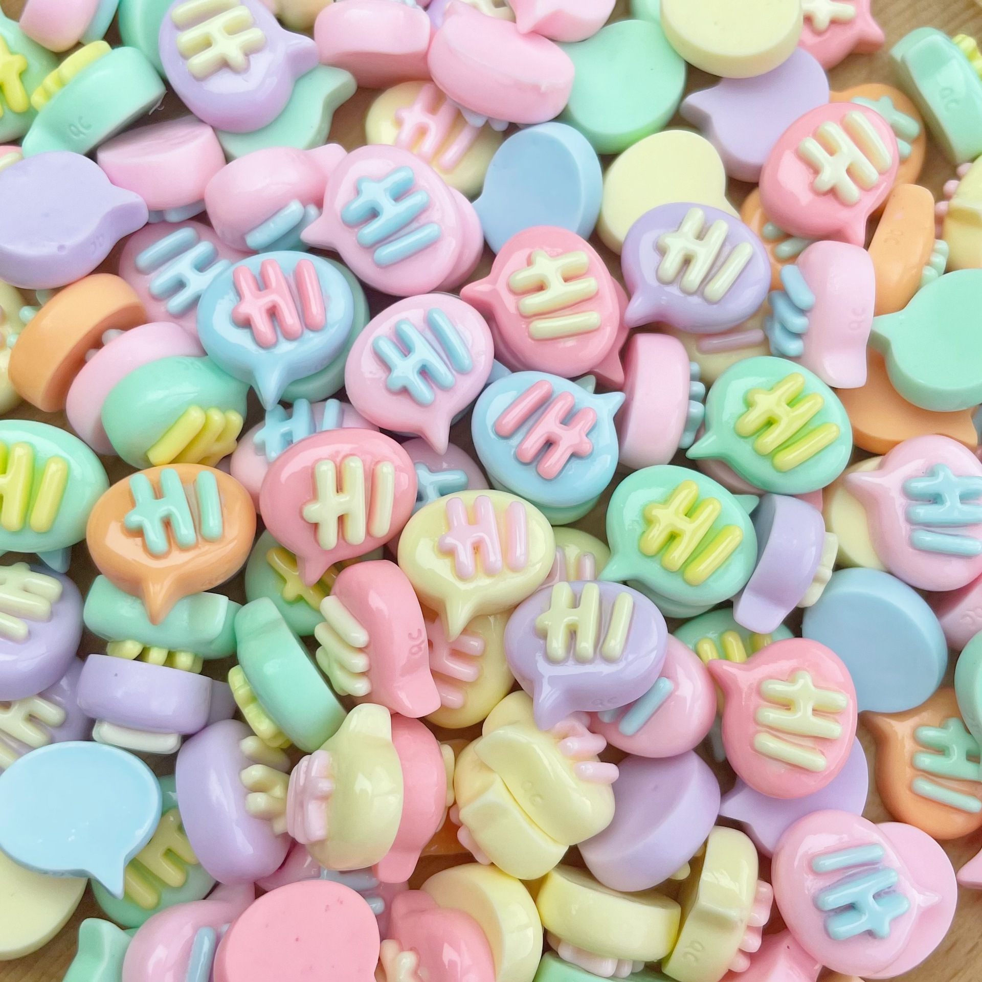 Mini brillante accesorios de resina caramelo flor paraguas tamaño pequeño uñas arte DIY joyería crema pegamento borde a juego horquilla