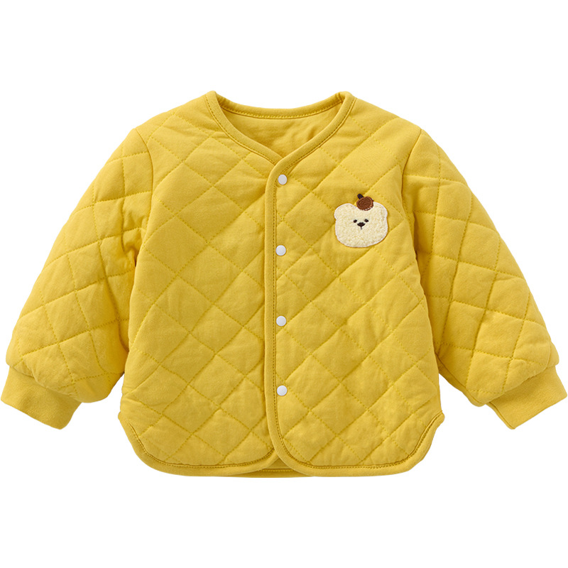 Chaqueta de algodón para bebés de otoño y invierno, chaqueta de algodón para niños de un año, chaqueta de algodón para niños y niñas, chaqueta de algodón para bebés de invierno