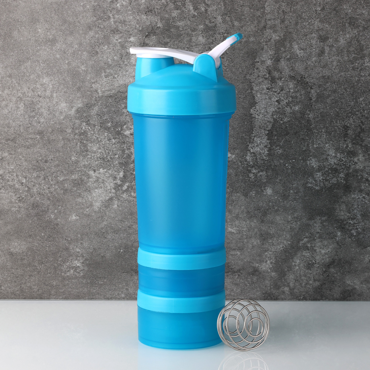 Spot ON taza mecedora Oputmund taza de agua deportiva de fitness de grado alimenticio proteína en polvo taza de polvo batido taza de leche taza de agua