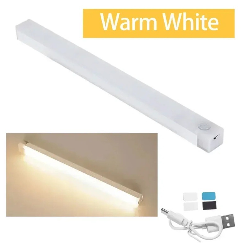 Ultrafino USB de carga inteligente de inducción LED tira de luz magnética autoadhesiva armario gabinete de vino luz tira de luz de tira de luz
