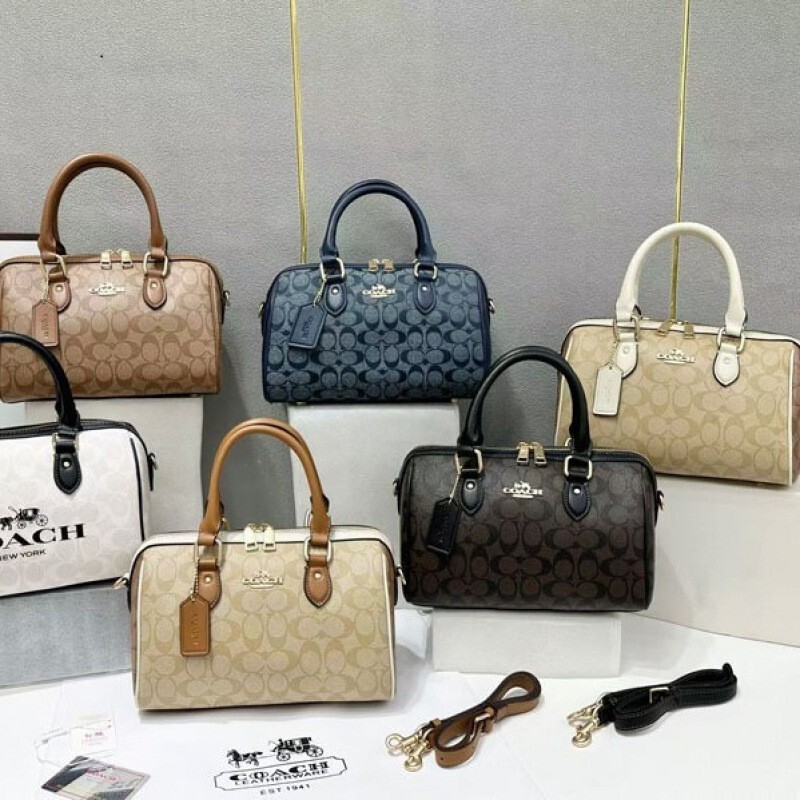 Coach High Version Boston Women's Bag Pillow Bag Handbag Presbyopic Mini Fashion Versatile Crossbody Shoulder Bag