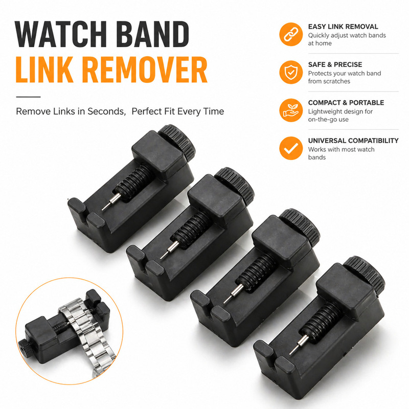Mini Small Strap Remover Watch Steel Strap Chain Adjuster Replacement Watch Strap Adjustment Watch Repair Tool Adjuster